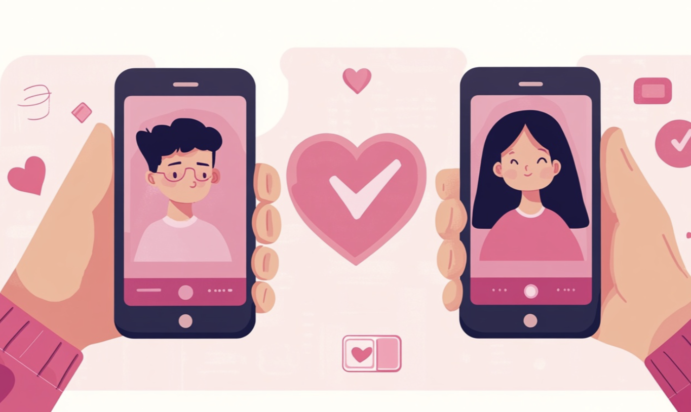 2 people having a good time on a first date